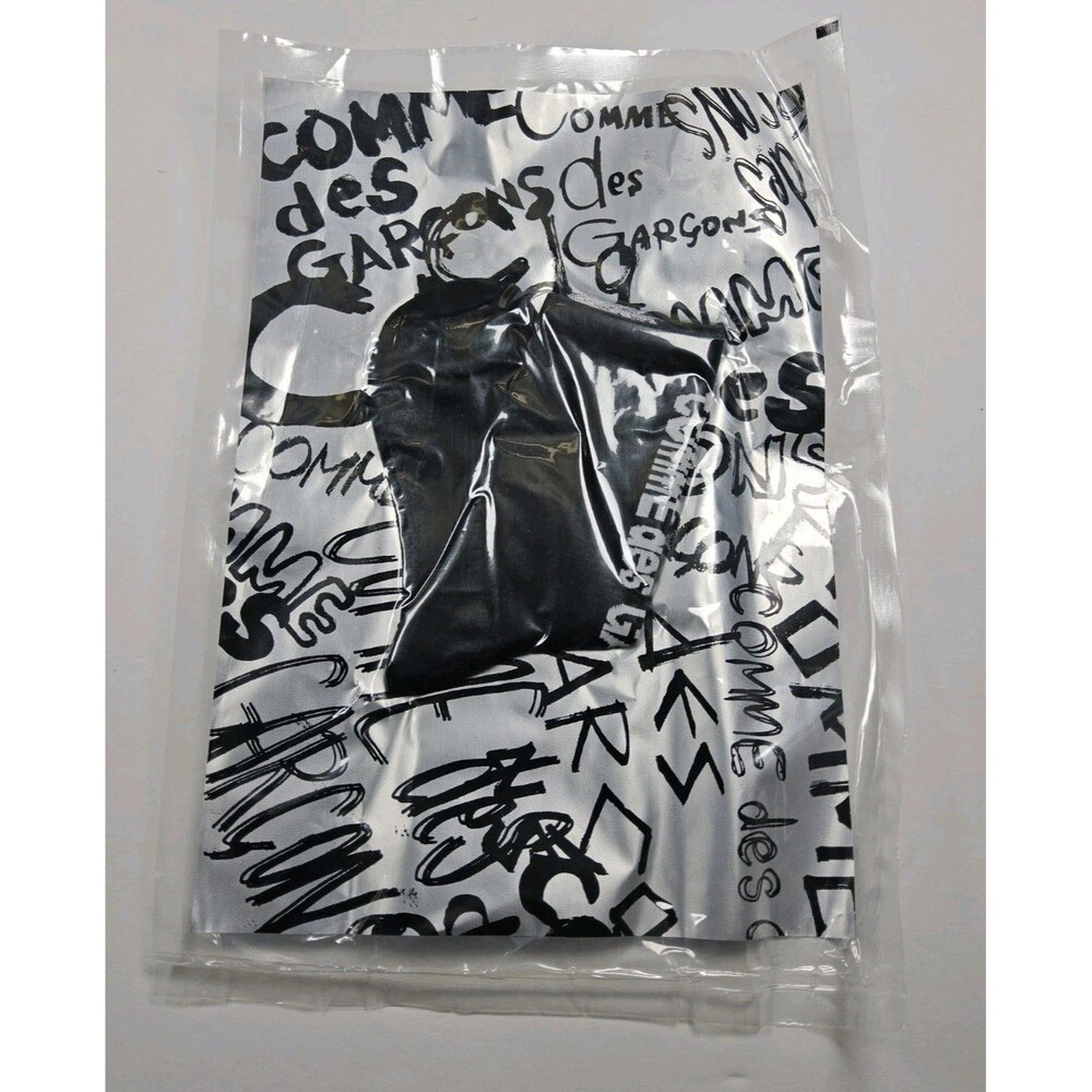 Comme des Garcons Logo Black Socks Japan Size S